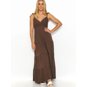 Robe de jour model 194318 Makadamia