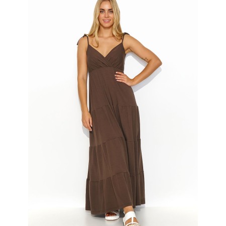 Robe de jour model 194318 Makadamia