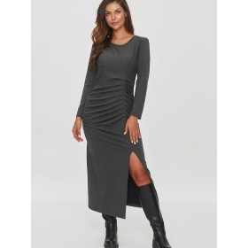 Robe de jour model 200033 Makadamia