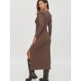 Robe de jour model 200034 Makadamia
