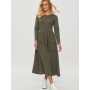 Robe de jour model 200059 Makadamia