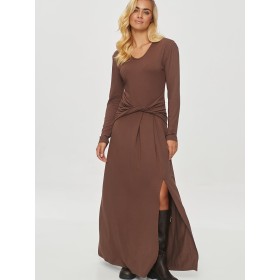 Robe de jour model 200073 Makadamia