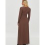 Robe de jour model 200073 Makadamia