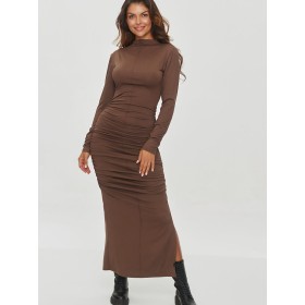 Robe de jour model 202963 Makadamia