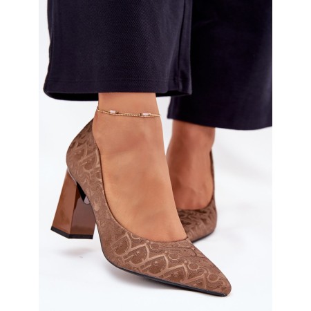 Escarpins talon large model 216309 Step in style