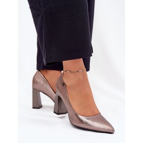 Escarpins talon large model 216311 Step in style