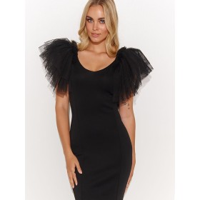 Robe de soirée model 185222 Makadamia