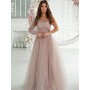 Robe longue model 192637 Bicotone