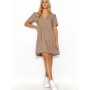 Robe de jour model 192948 Makadamia