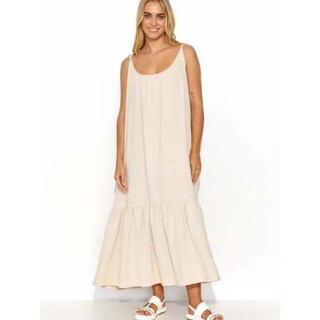 Robe de jour model 195004 Makadamia