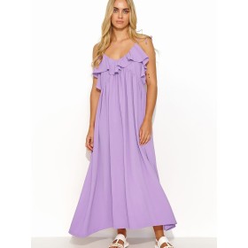 Robe de jour model 195009 Makadamia
