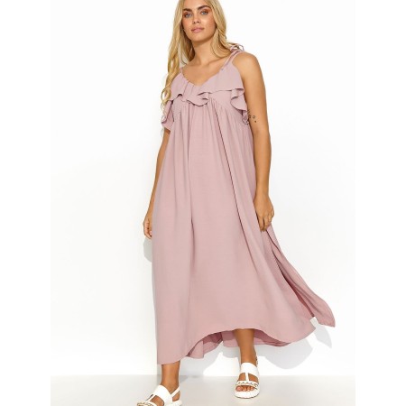 Robe de jour model 195013 Makadamia