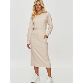 Robe de jour model 200040 Makadamia