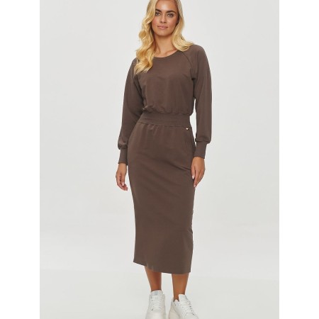Robe de jour model 200041 Makadamia