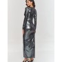 Robe longue model 209576 Makadamia