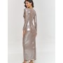 Robe longue model 209578 Makadamia