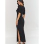 Robe de jour model 209584 Makadamia