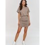 Robe de jour model 209740 Makadamia