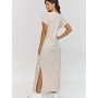 Robe de jour model 209855 Makadamia